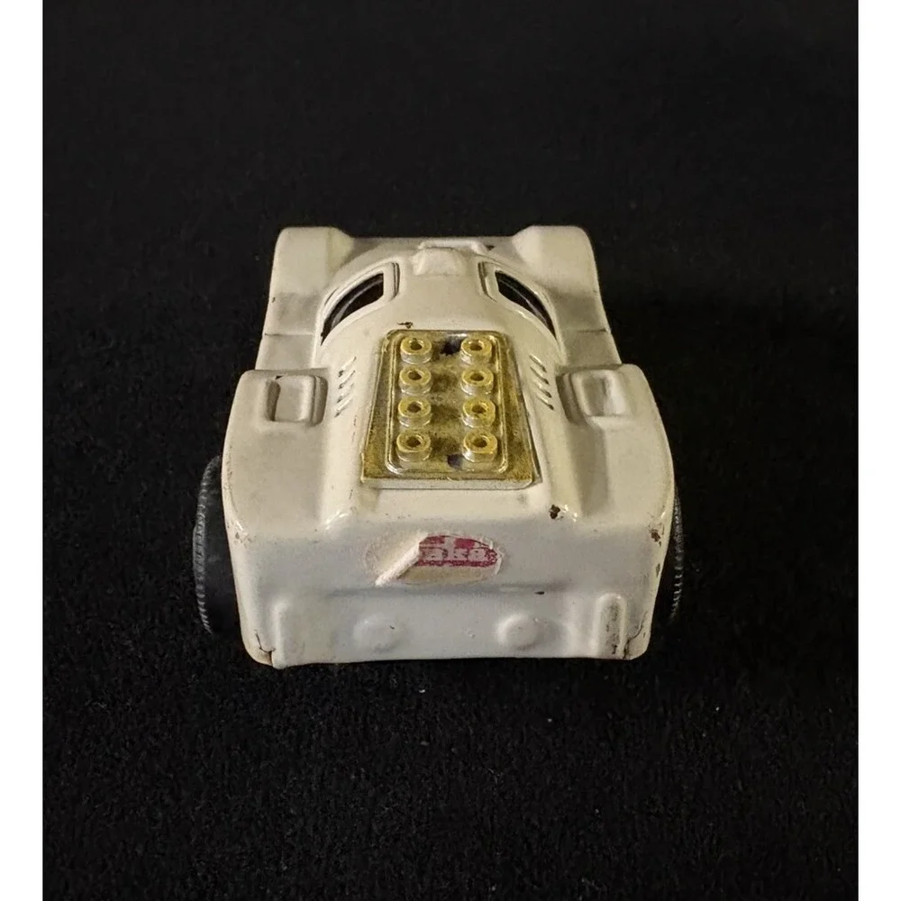 Vintage 1974 Tonka Metal Race Car White Formula 1 Toy Made in Japan